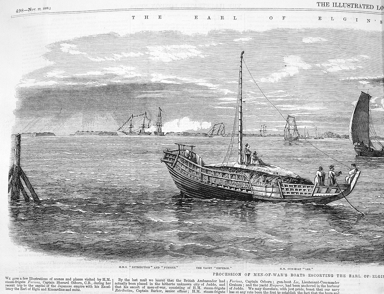 1858 elgin visit to japan